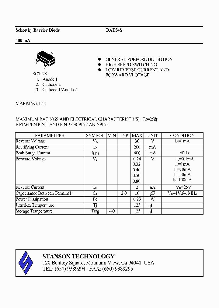 BAT54S_478783.PDF Datasheet