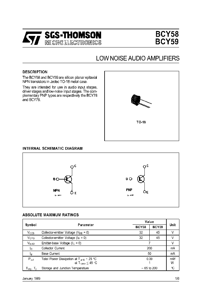 BCY58_473911.PDF Datasheet