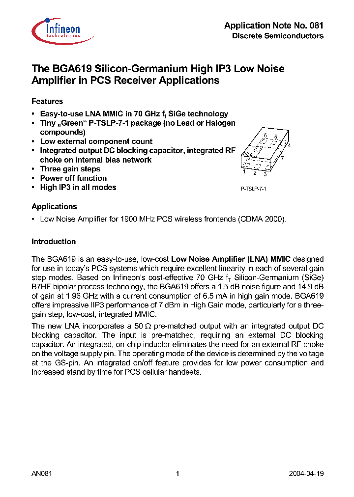 BGA619_472912.PDF Datasheet