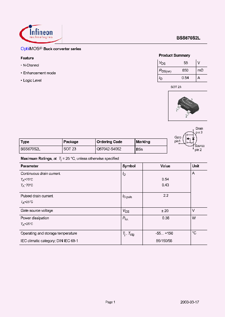 BSS670S2L_479895.PDF Datasheet