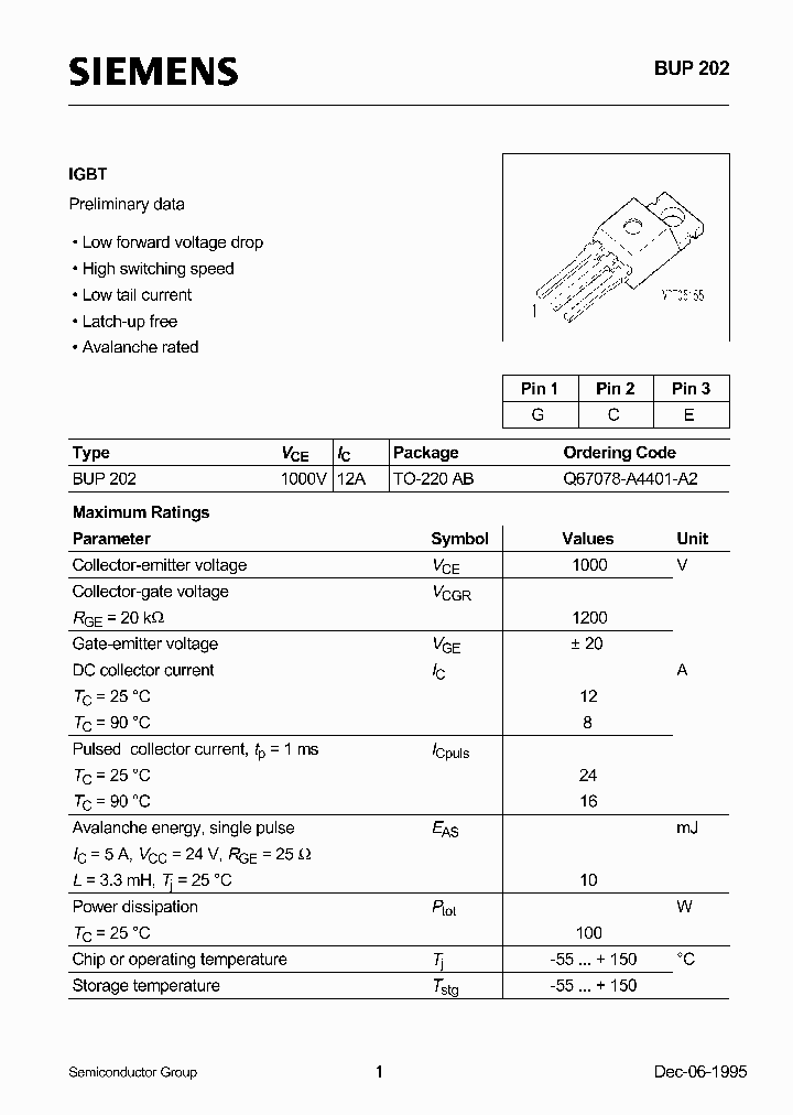 BUP202_484670.PDF Datasheet