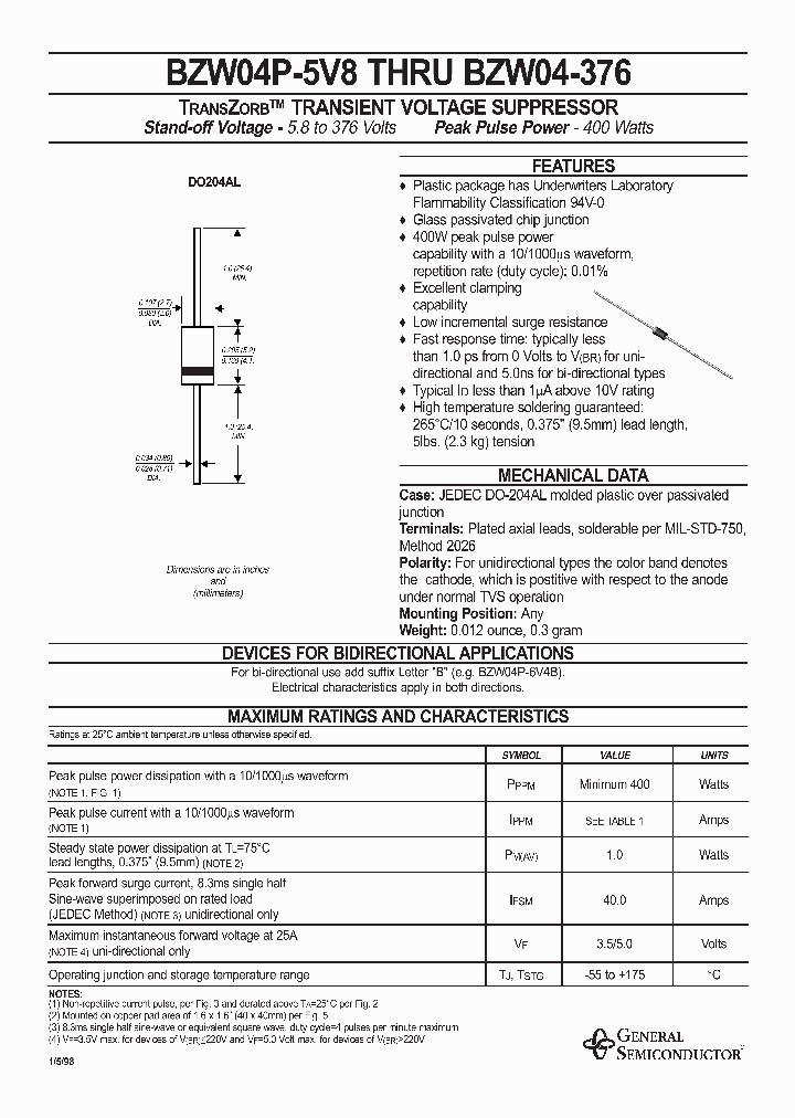 BZW04-11_79838.PDF Datasheet