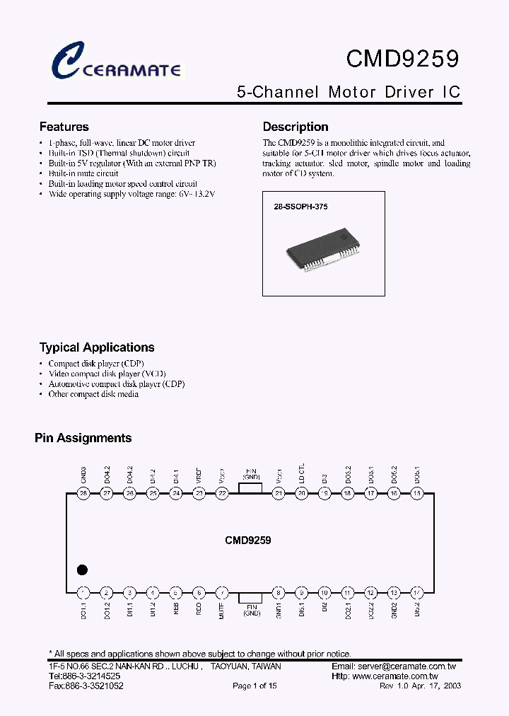 CMD9259_474046.PDF Datasheet