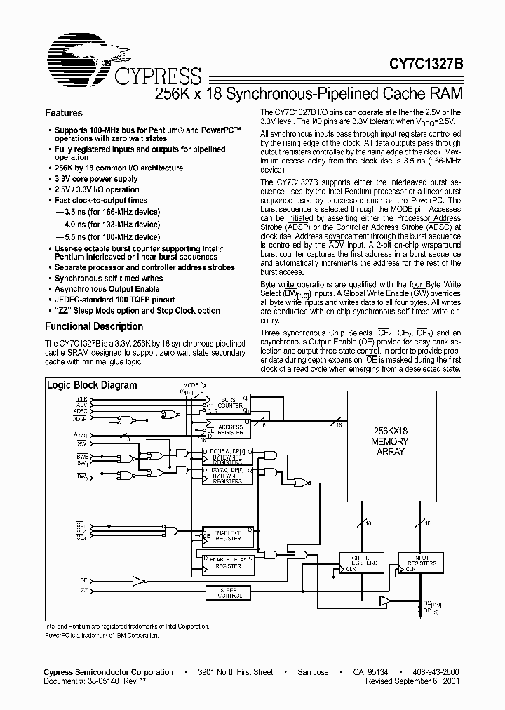 CY7C1327B_439649.PDF Datasheet