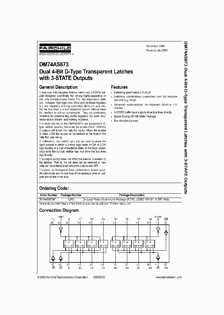 DM74AS873_453256.PDF Datasheet