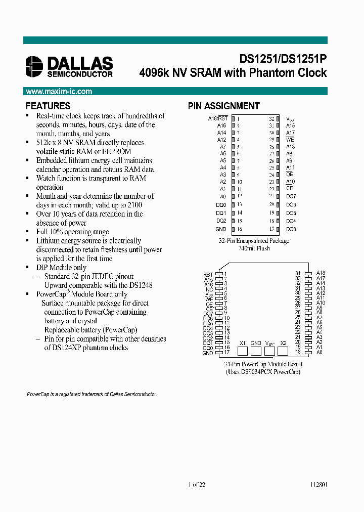 DS1251WP_477818.PDF Datasheet