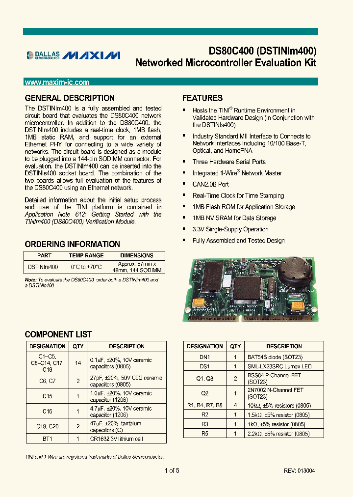 DSTINIM400_440911.PDF Datasheet