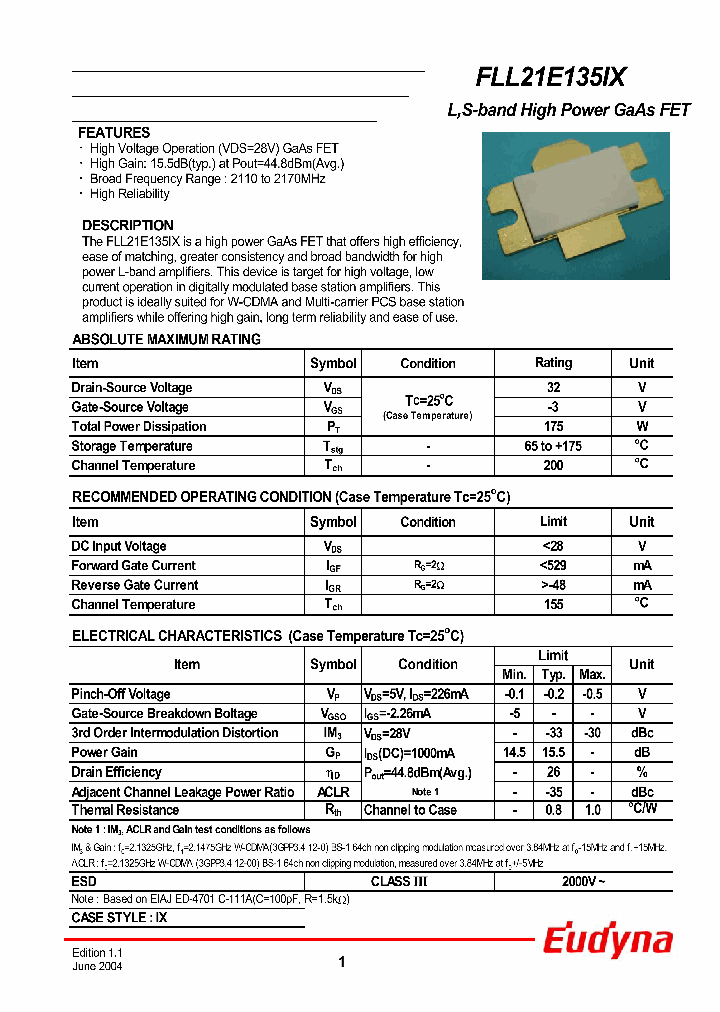 FLL21E135IX_443156.PDF Datasheet