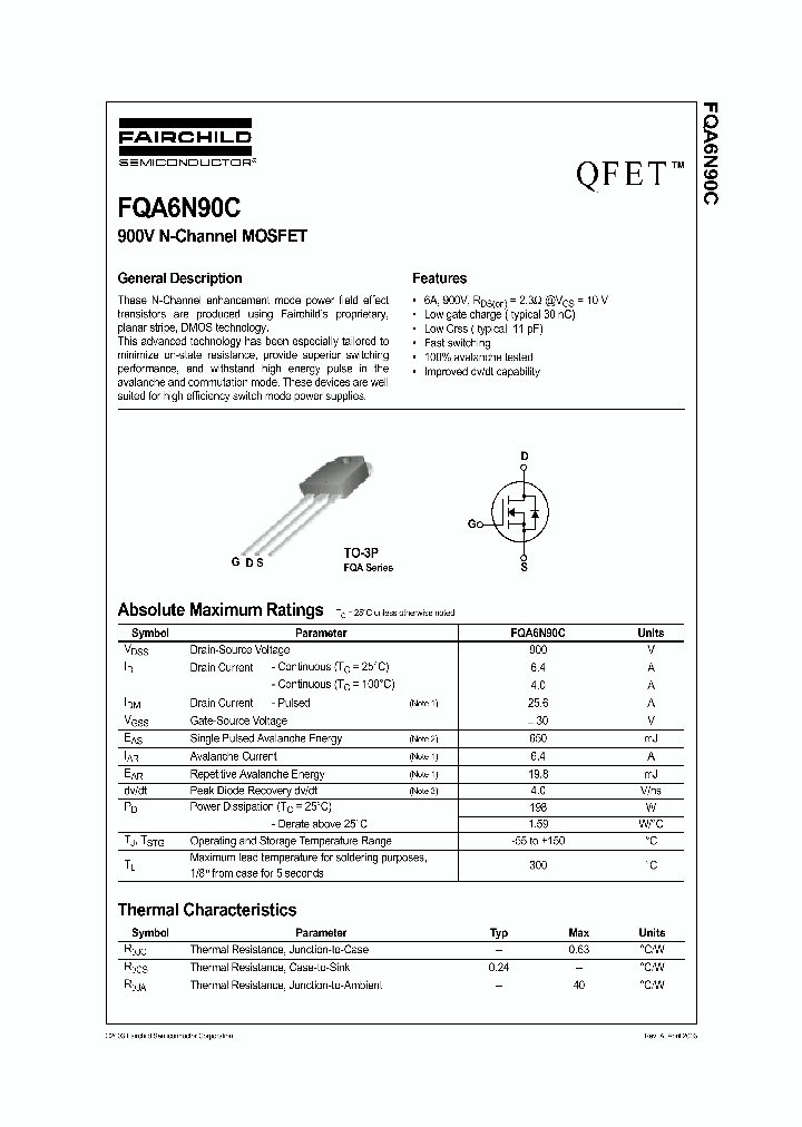 FQA6N90C_470325.PDF Datasheet