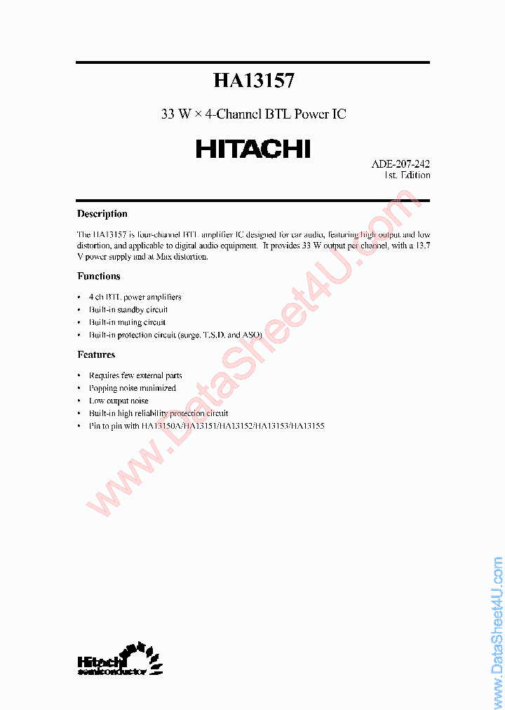 HA13157_441703.PDF Datasheet