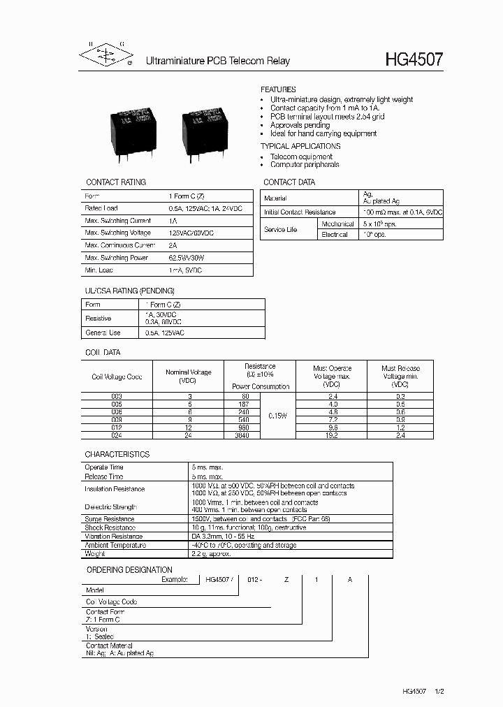 HG4507_483176.PDF Datasheet
