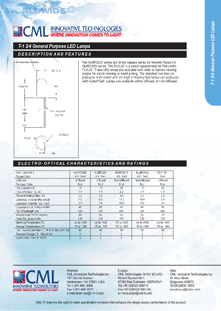 HLMP3315_474888.PDF Datasheet