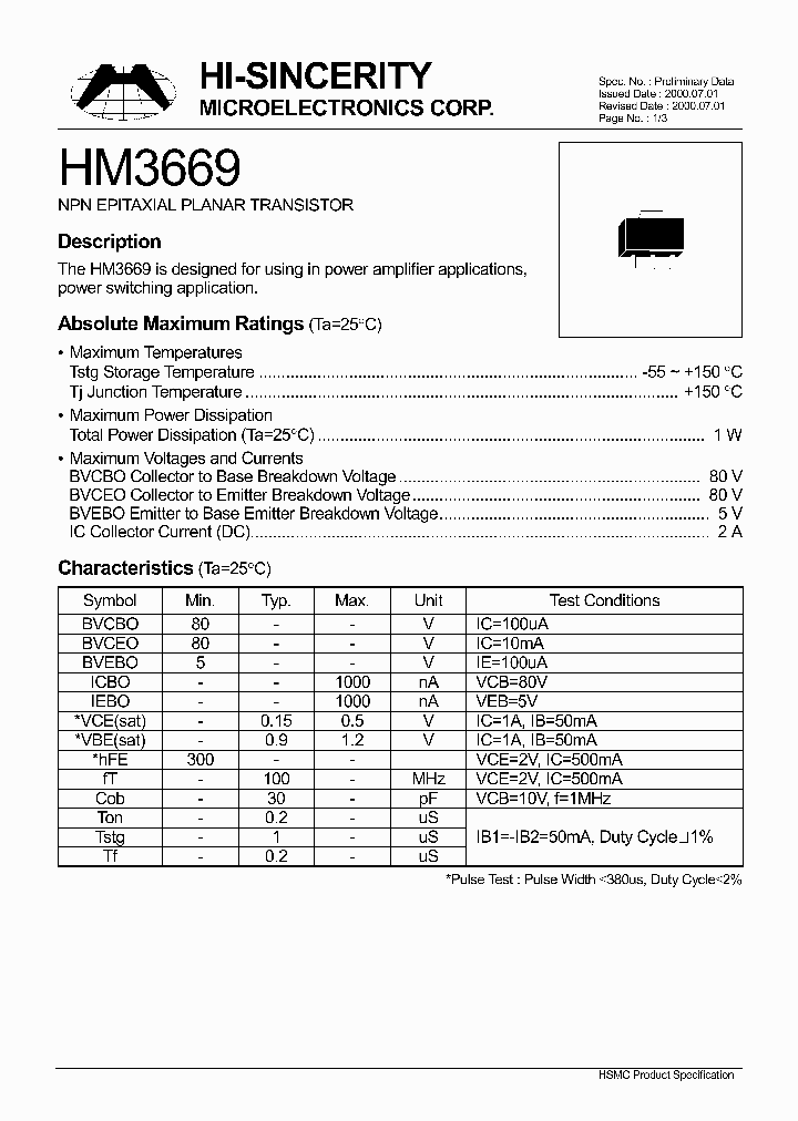 HM3669_442579.PDF Datasheet