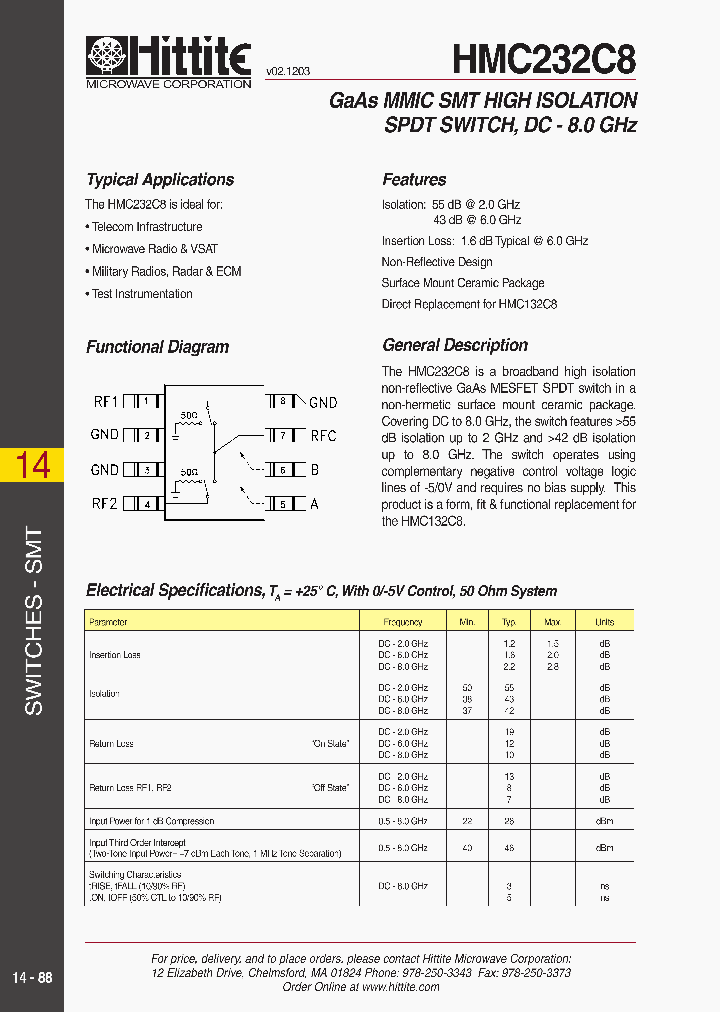 HMC232C8_447319.PDF Datasheet