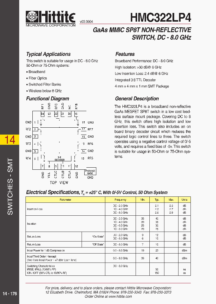 HMC322LP4_436413.PDF Datasheet