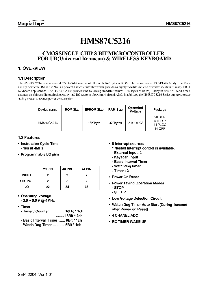 HMS87C5216_456085.PDF Datasheet
