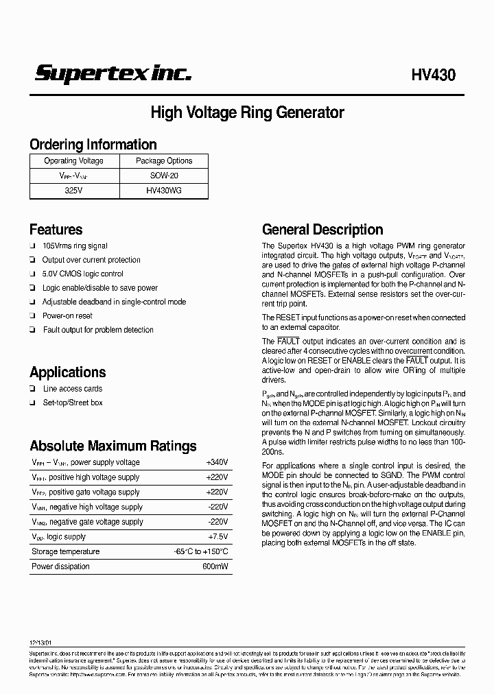 HV430_481996.PDF Datasheet