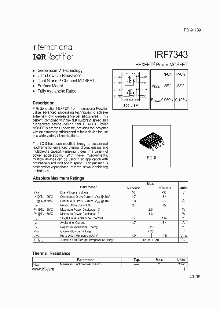 IRF7343_143018.PDF Datasheet