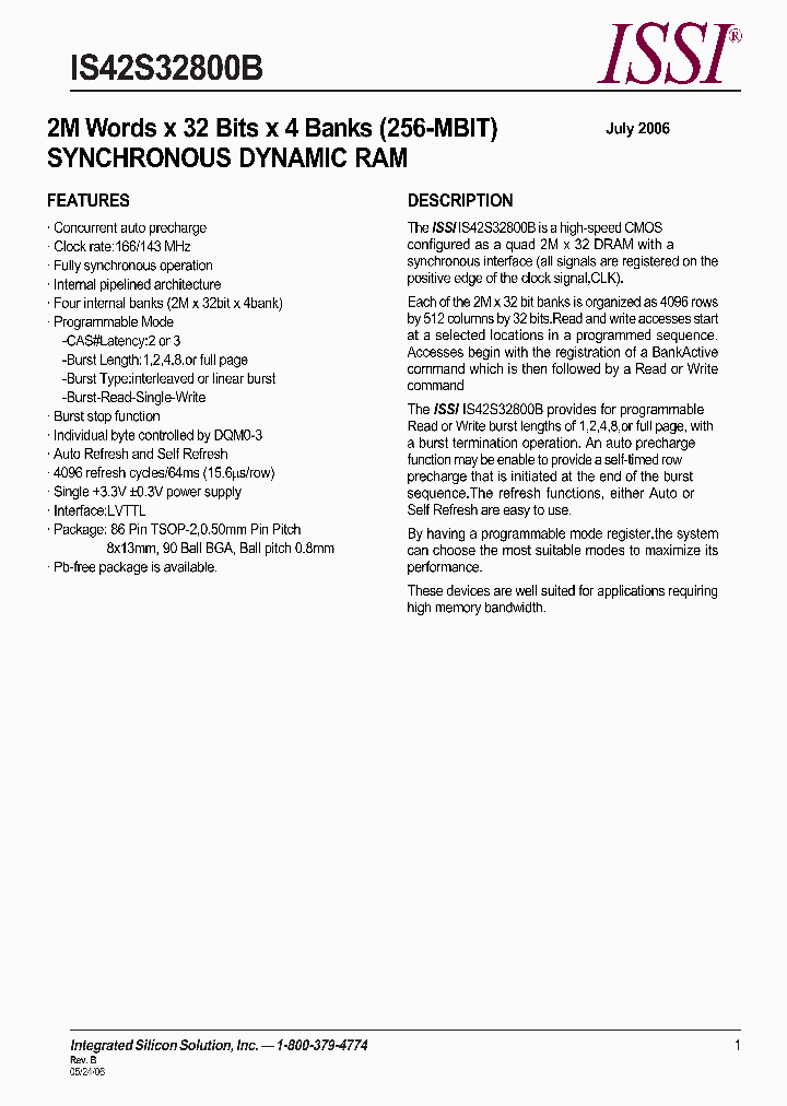 IS42S32800B-6B_453905.PDF Datasheet