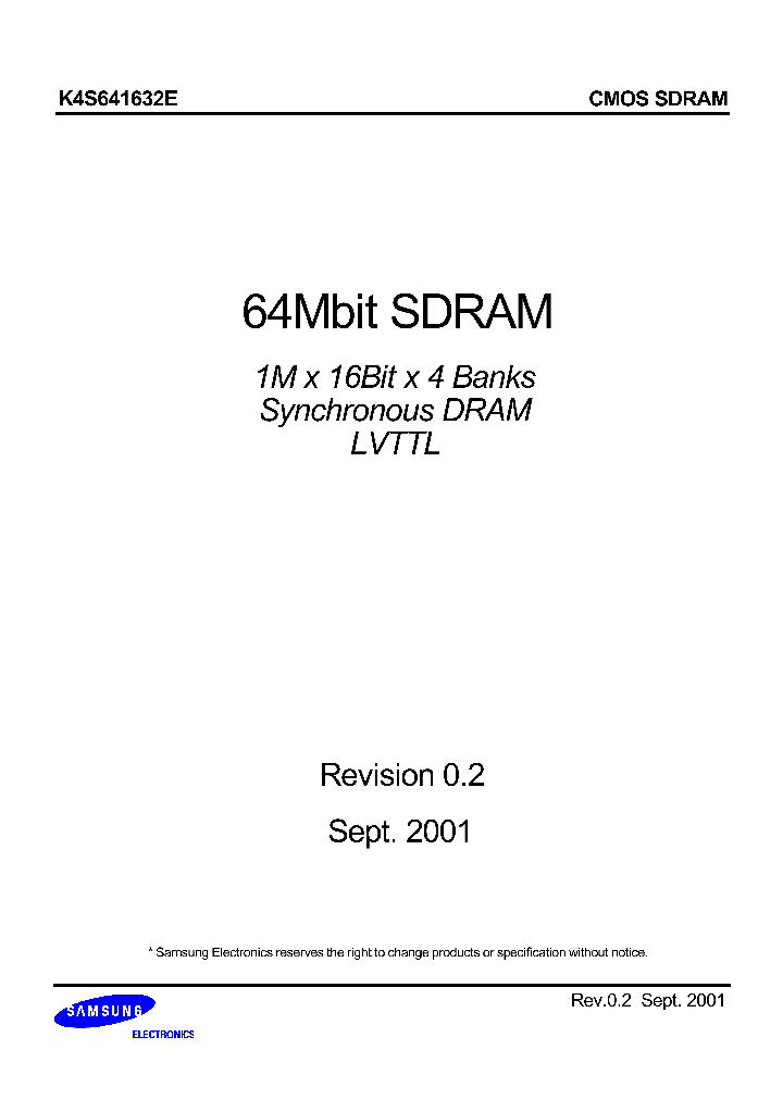K4S641632E-TC1H_422026.PDF Datasheet