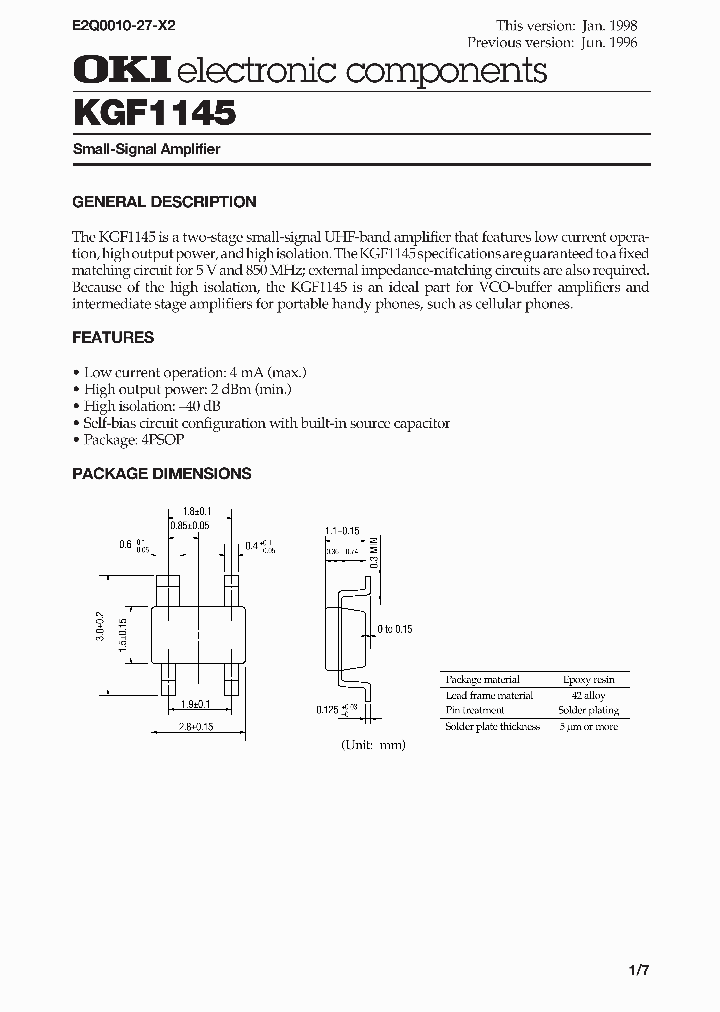 KGF1145_450258.PDF Datasheet