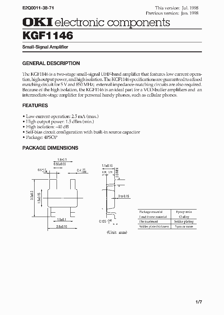 KGF1146_450226.PDF Datasheet