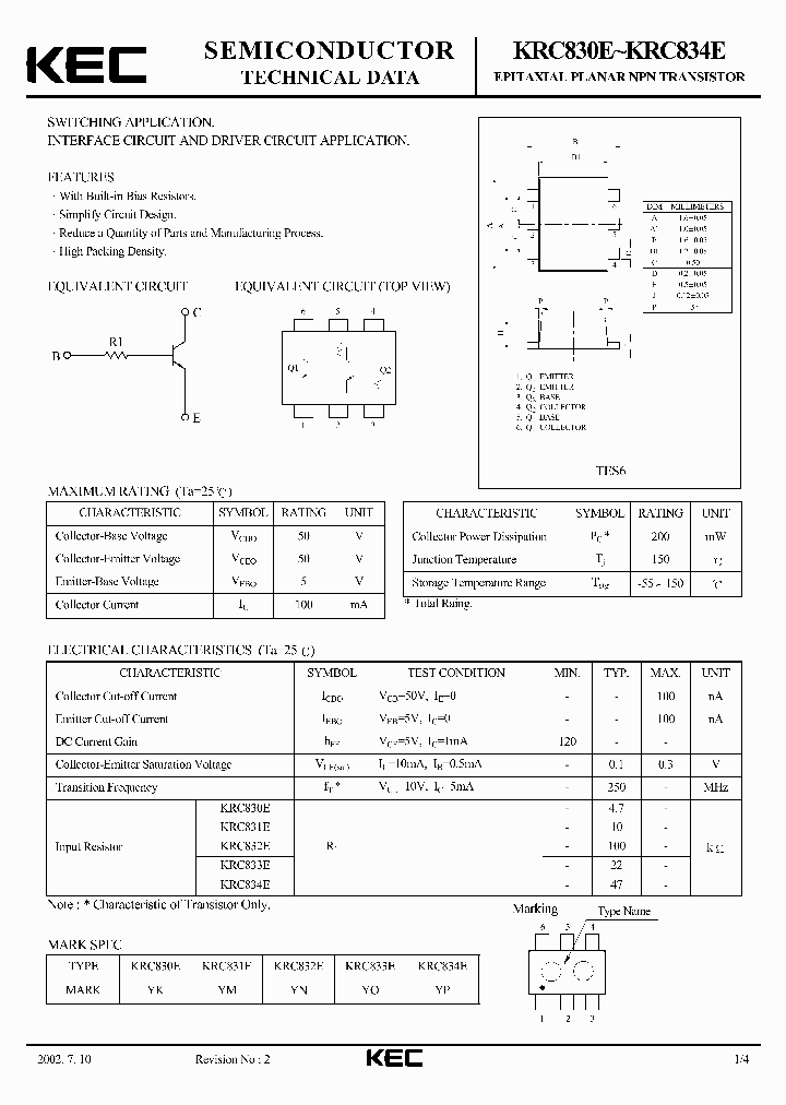 KRC830E_459132.PDF Datasheet