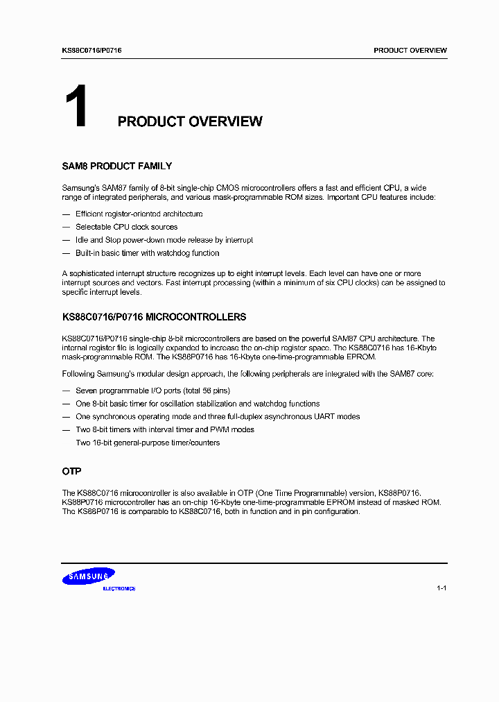 KS88C0716_439467.PDF Datasheet