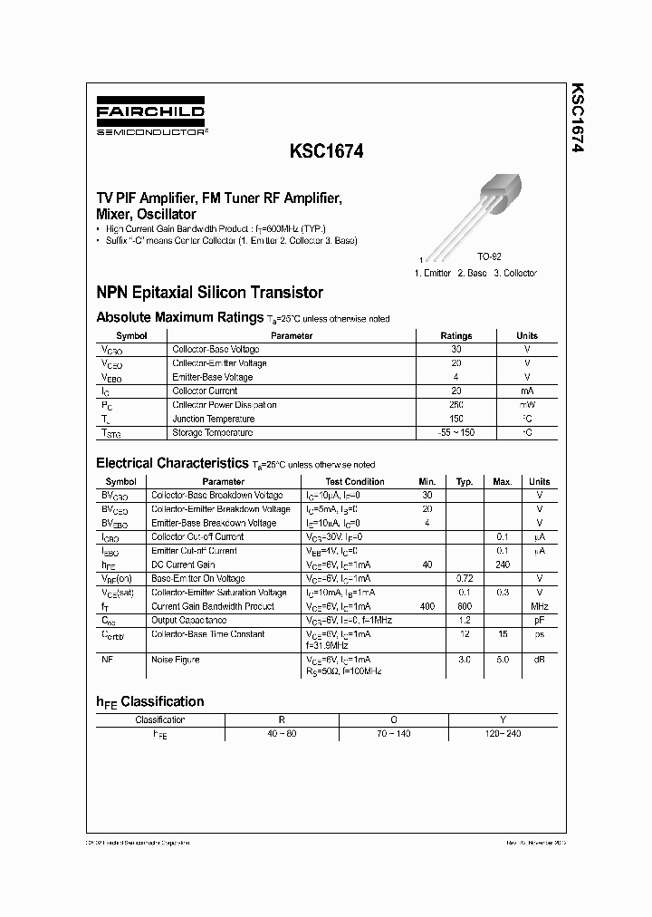 KSC1674_450312.PDF Datasheet
