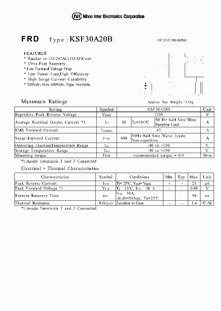 KSF30A20B_483821.PDF Datasheet