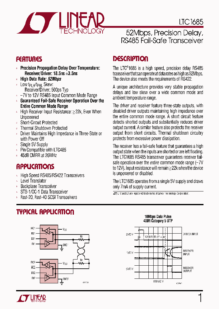 LTC1685_486581.PDF Datasheet