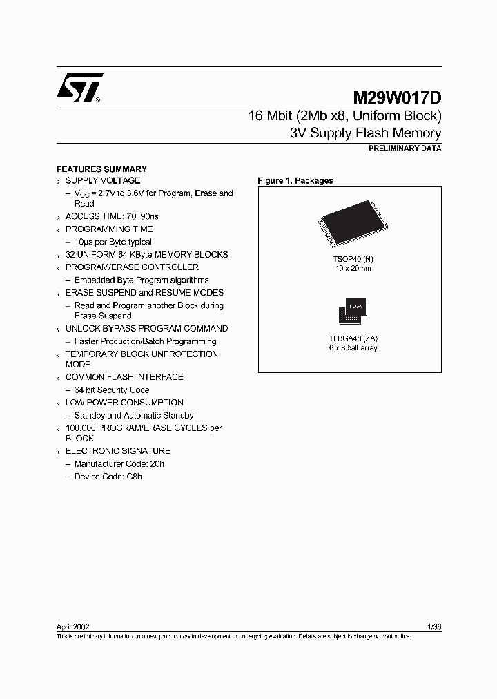M29W017D_452545.PDF Datasheet