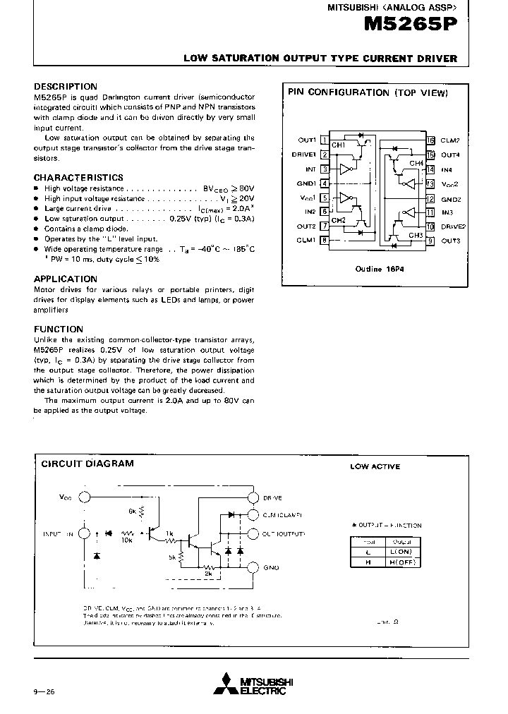 M5265P_474630.PDF Datasheet