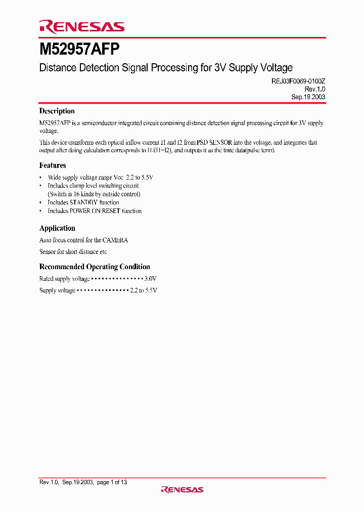 M52957AFP_448256.PDF Datasheet