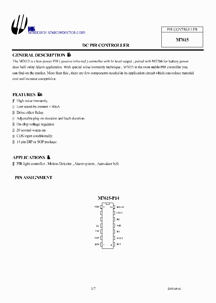 M7615_458888.PDF Datasheet
