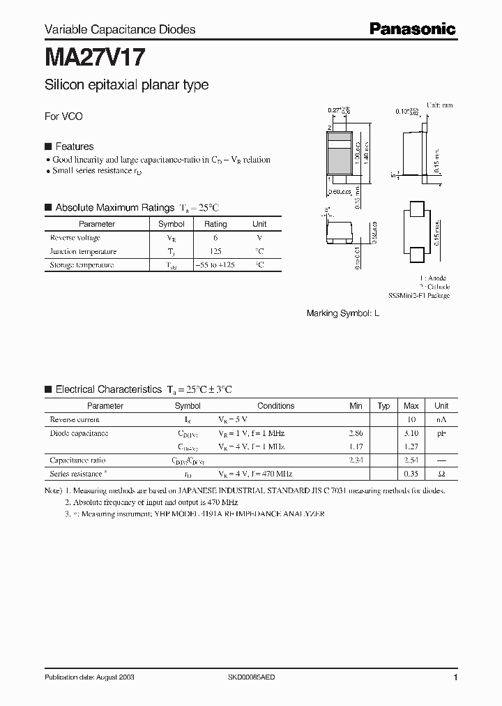 MA27V17_461329.PDF Datasheet