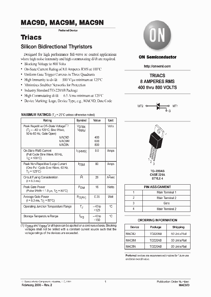MAC9D_463154.PDF Datasheet