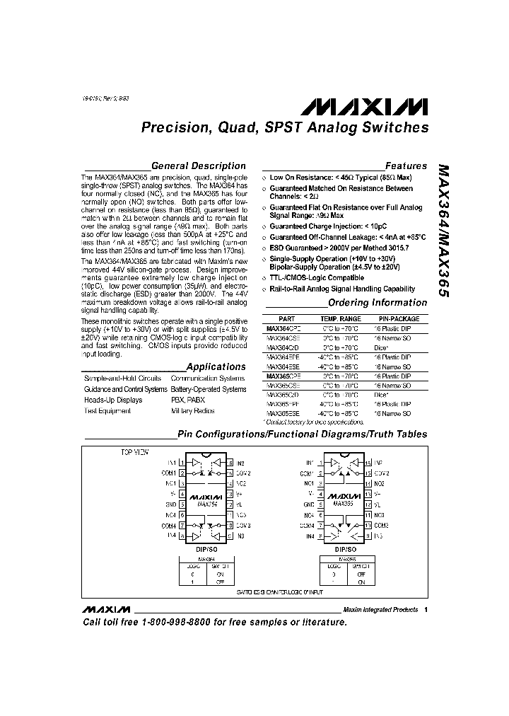 MAX364-MAX365_98652.PDF Datasheet