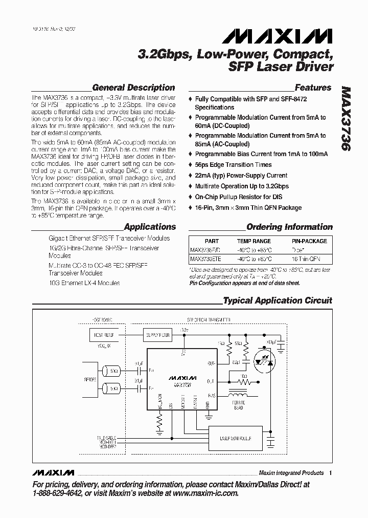 MAX3736_480225.PDF Datasheet