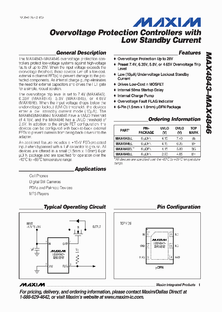 MAX4846_334608.PDF Datasheet