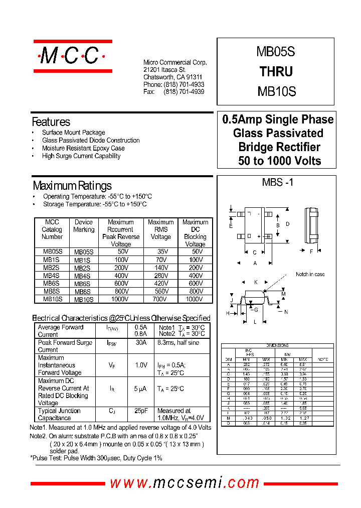 MB05S_470089.PDF Datasheet