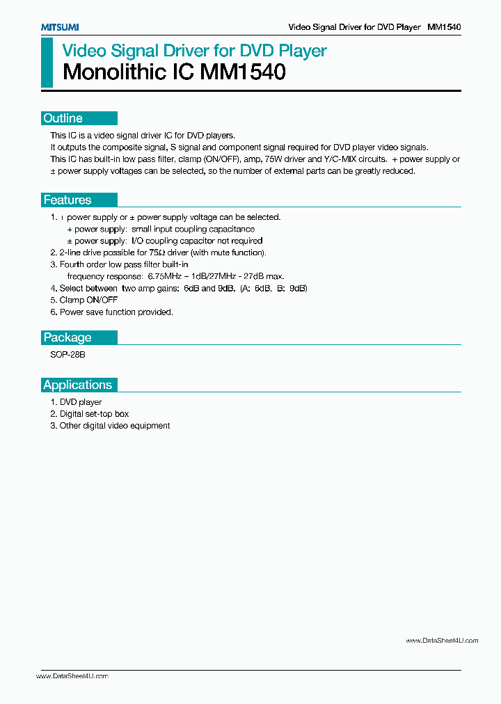 MM1540_482492.PDF Datasheet