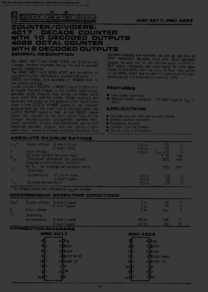 MMC4017_281438.PDF Datasheet