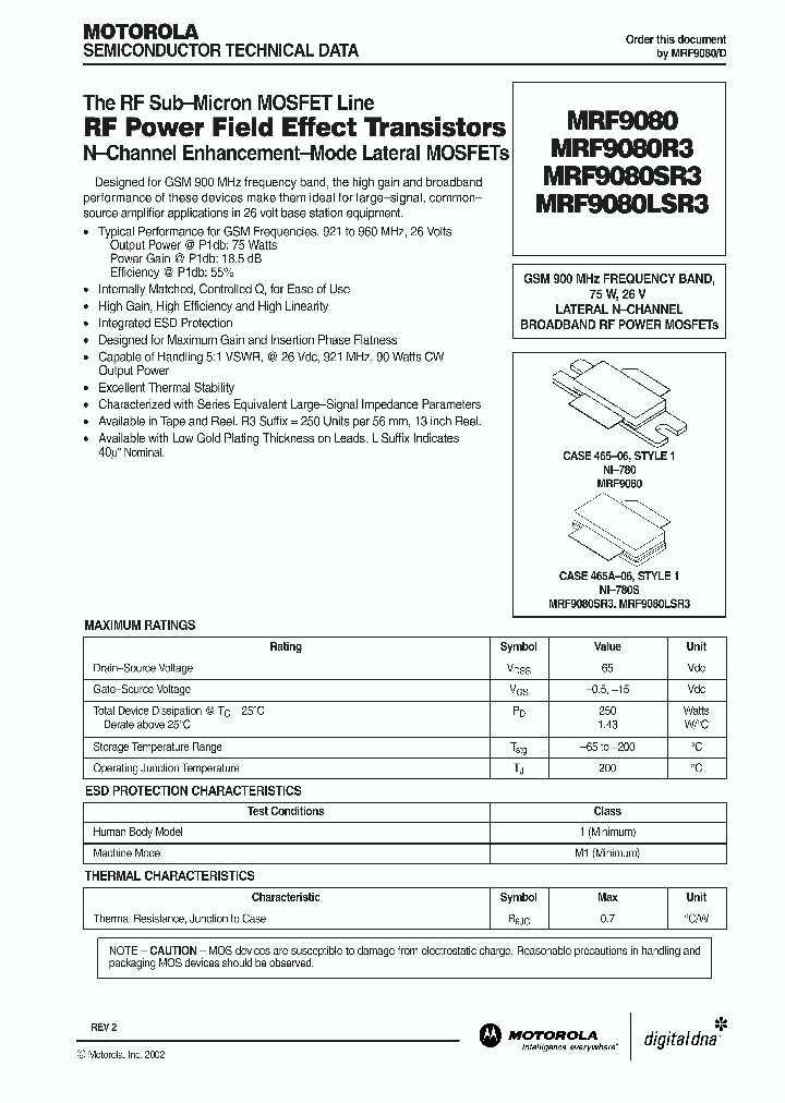 MRF9080_438109.PDF Datasheet