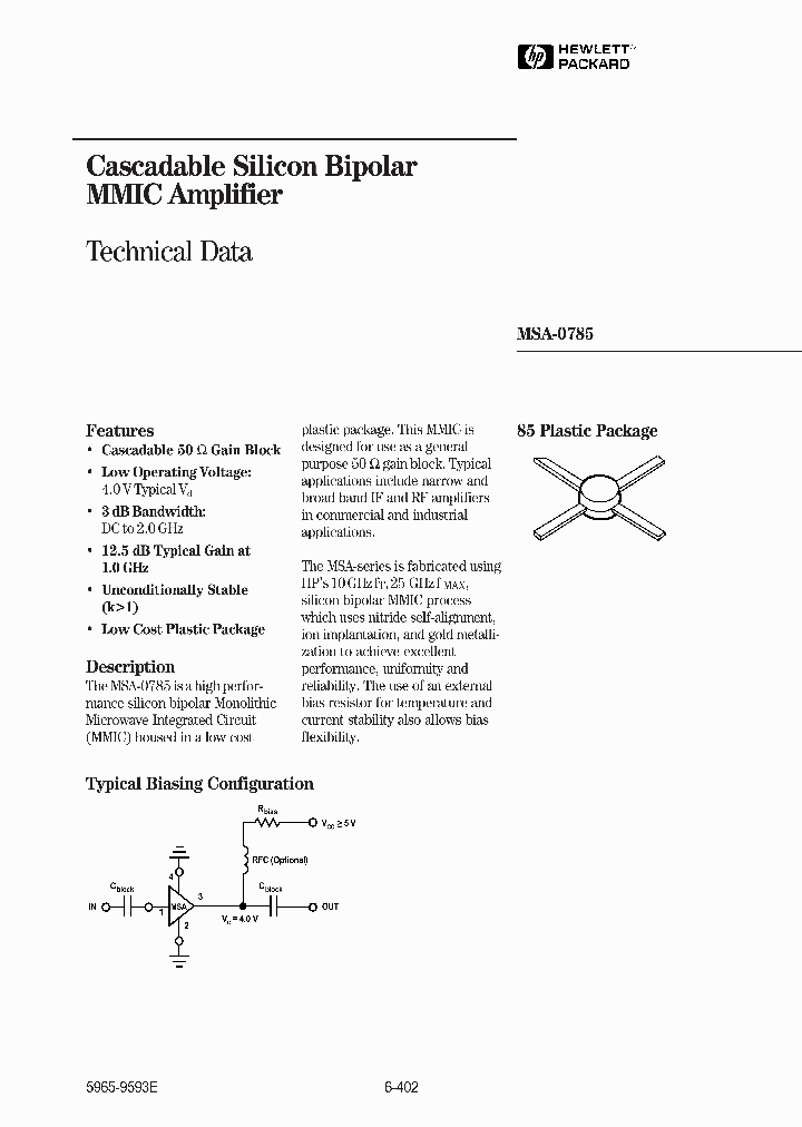 MSA-0785_440124.PDF Datasheet