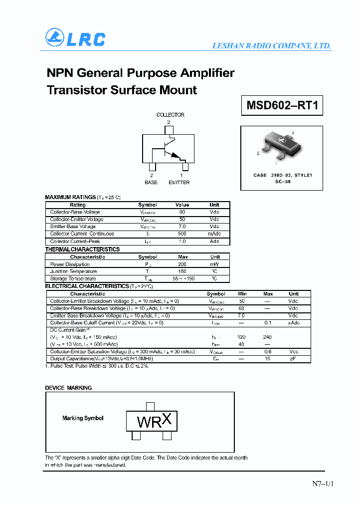 MSD602-RT1_435423.PDF Datasheet