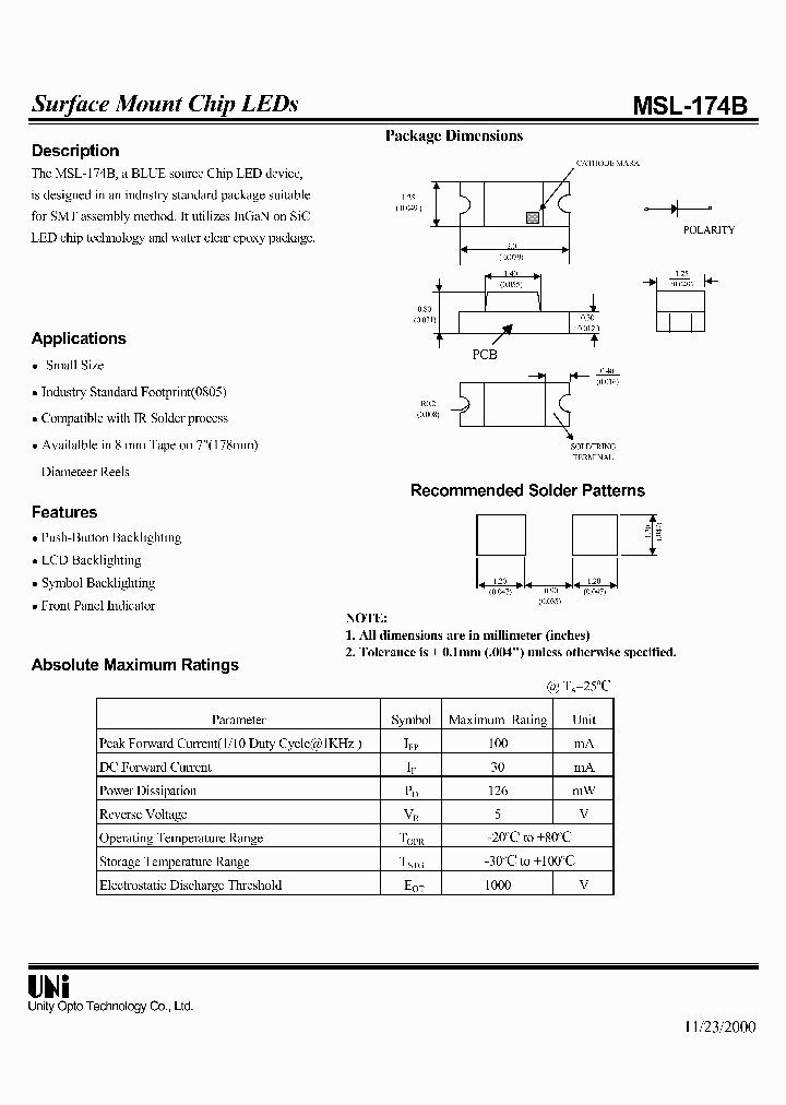 MSL-174B_457142.PDF Datasheet