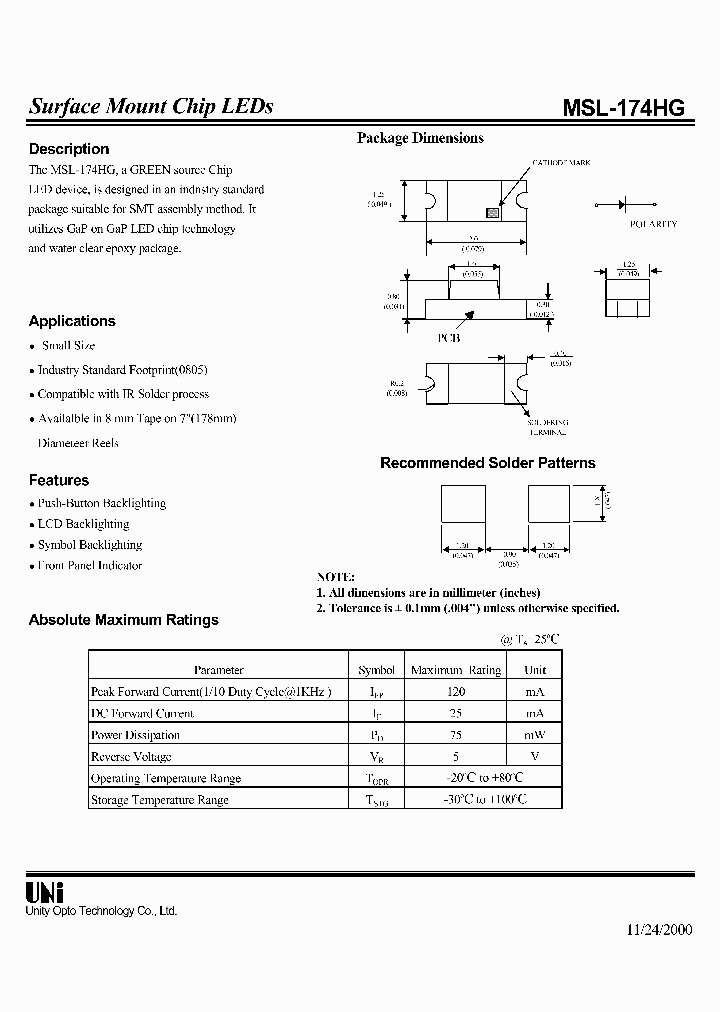 MSL-174HG_457384.PDF Datasheet