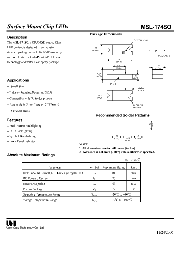MSL-174SO_457385.PDF Datasheet