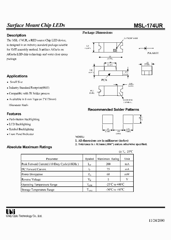 MSL-174UR_457153.PDF Datasheet